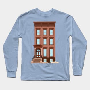 Brooklyn Brownstone Home Long Sleeve T-Shirt